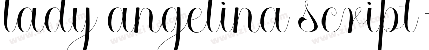 lady angelina script字体转换 lady angelina script字体转换